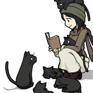 猫と読書